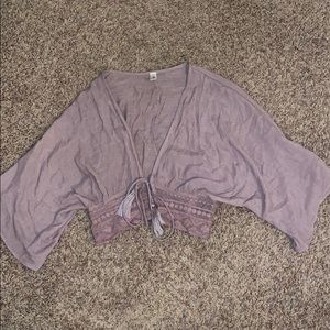 Cropped cardigan